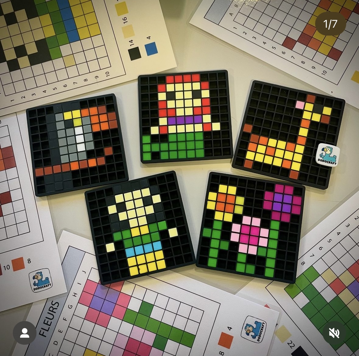 Le mini pixel art silicone