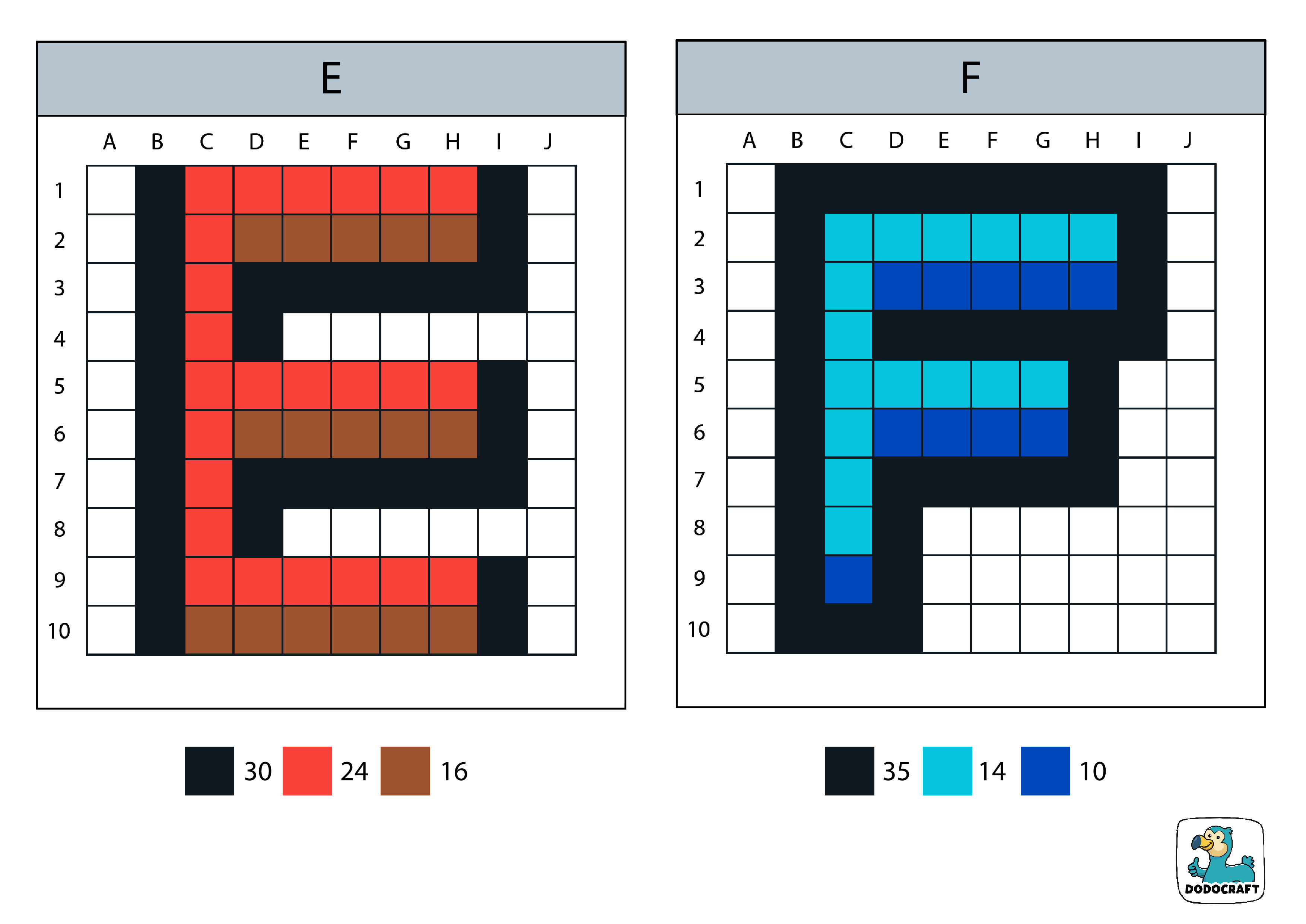 Pixel Art E-F