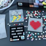 500 Pixel Set: Buchstaben, Zahlen & 6 Neue Farben — 5
