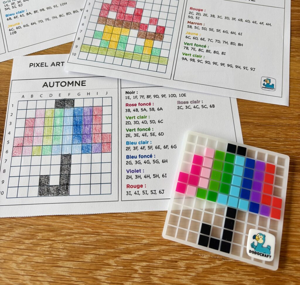 Pixel-Art-Nachbildung im Unterricht