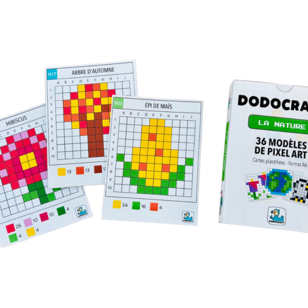 Pixel Art Karten - 36 Naturmodelle