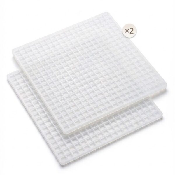 Pack 2 Transparente Gitter 20x20