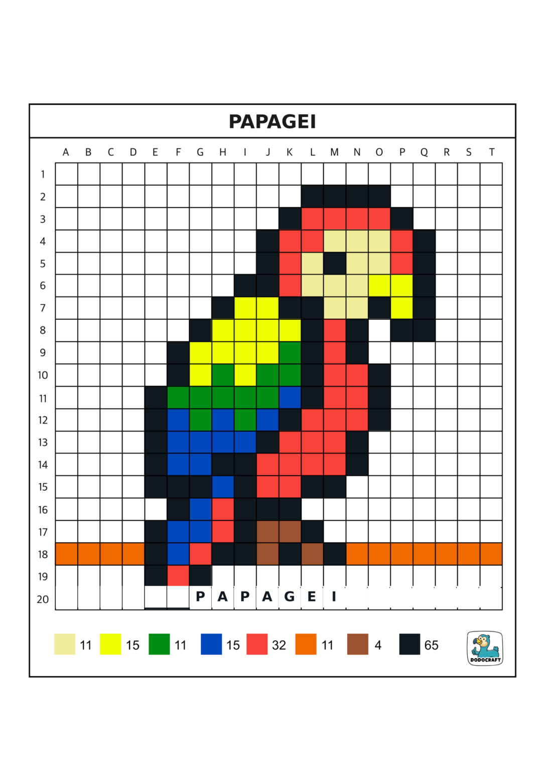 Pixel Art Vorlagen Din A4